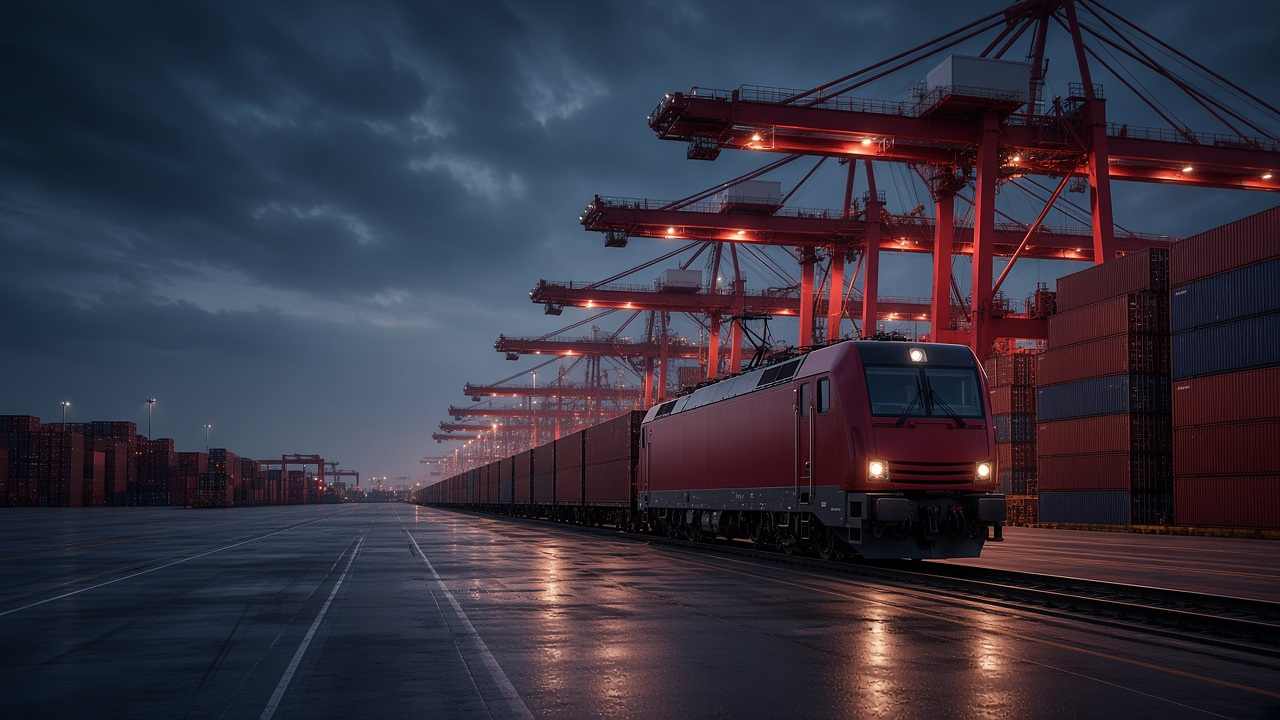 Intermodal linehaul for sequenced automotive parts