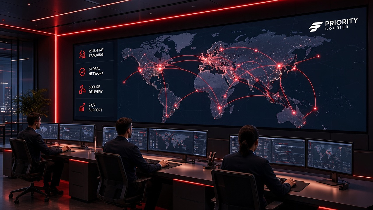Control desk coordinating line-side freight